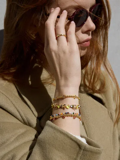 Baublebar Disney Goofy Repeating Bracelet In Gold