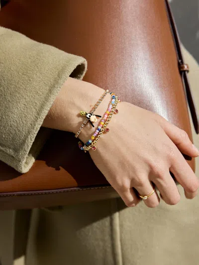 Baublebar Disney Goofy Tennis Bracelet In Gold