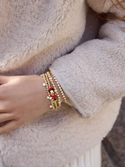 Baublebar Disney Minnie Mouse Pisa Bracelet In Gold