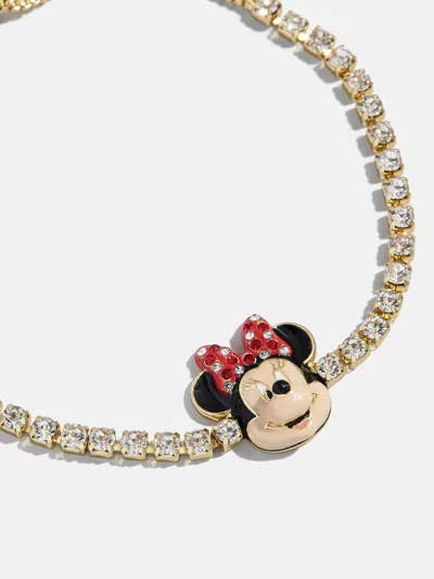 Baublebar Disney Minnie Mouse Tennis Bracelet In Gold