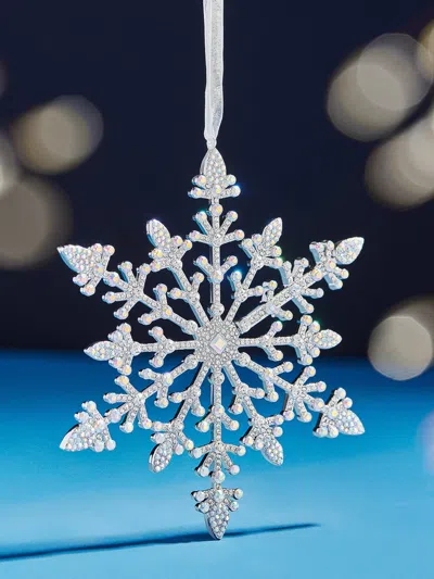 Baublebar Snow & Behold Snowflake Ornament In Metallic