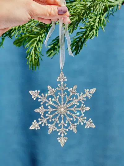 Baublebar Snow & Behold Snowflake Ornament In Metallic