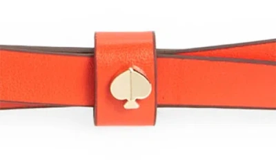 Kate Spade New York Colorblock Bow Belt In Orange