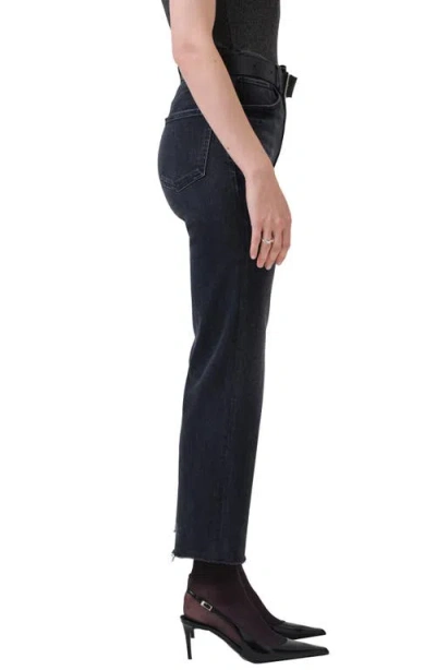 Citizen Of Humanity Citizens Of Humanity Palma High Waist Raw Hem Jeans In Gold