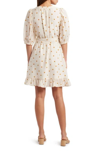 Caslon ® Pintuck Tie Waist Dress