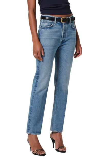 Citizen Of Humanity Citizens Of Humanity Blaine High Waist Ankle Straight Leg Jeans In Perri