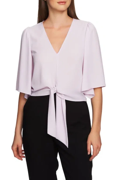 1.state Tie Front Blouse In Purple