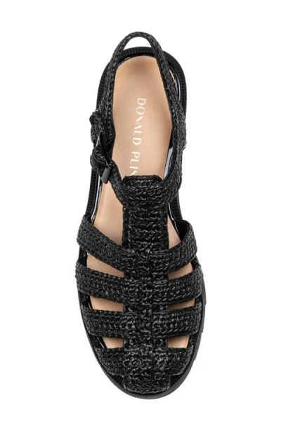 Donald Pliner Laynar Fisherman Sandal In Black