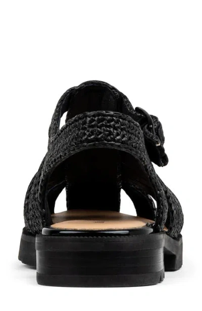 Donald Pliner Laynar Fisherman Sandal In Black