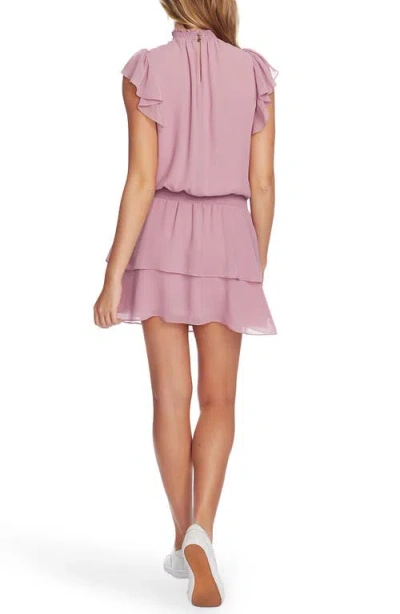 1.state Flutter Sleeve Dress In Pink
