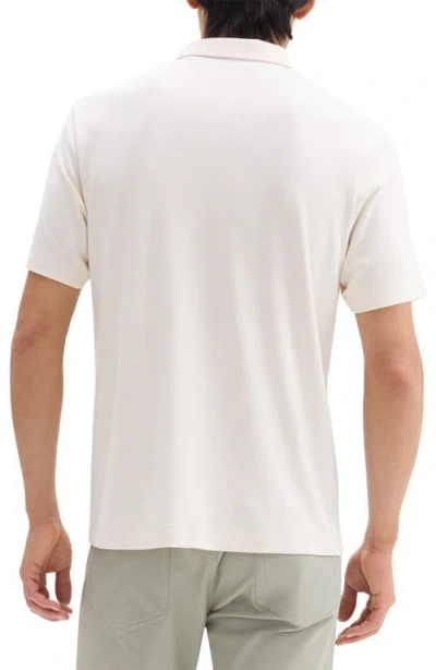 Theory Kayser Solid Modal Blend Polo In White