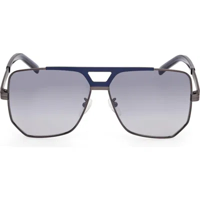 Mcm 59mm Polarized Navigator Sunglasses In Blue