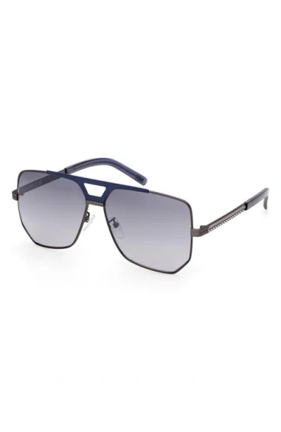 Mcm 59mm Polarized Navigator Sunglasses In Blue
