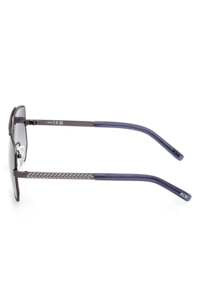 Mcm 59mm Polarized Navigator Sunglasses In Blue