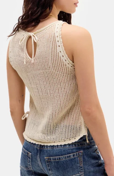 Bdg Urban Outfitters Open Stitch Sleeveless Sweater Vest In Neutral