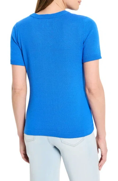 Nic + Zoe Nic+zoe Crewneck Sweater In Blue