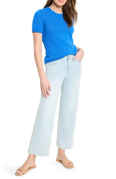 Nic + Zoe Nic+zoe Crewneck Sweater In Blue