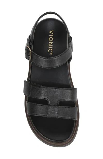 Vionic Solana Platform Sandal In Black