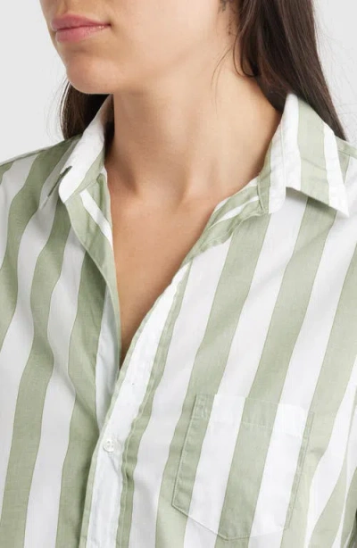 Frank & Eileen Eileen Relaxed Button-up Shirt In Green