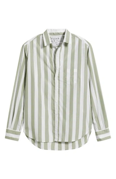Frank & Eileen Eileen Relaxed Button-up Shirt In Green