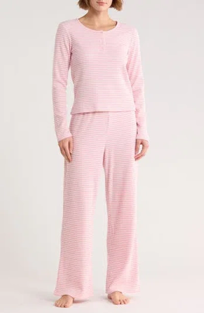 Abound Waffle Knit Henley Pajamas