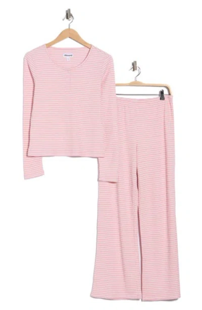 Abound Waffle Knit Henley Pajamas