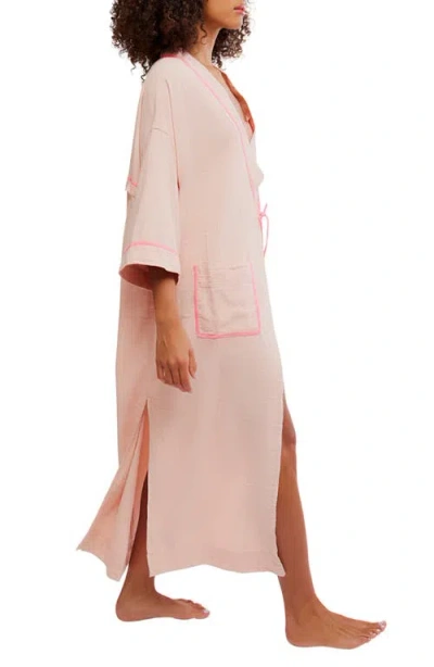 Free People Close To Home Cotton Flannel Robe