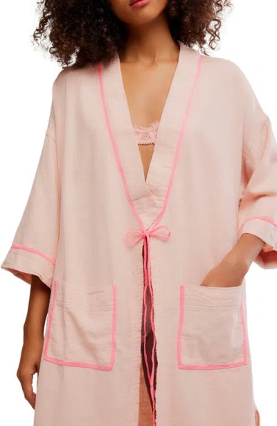 Free People Close To Home Cotton Flannel Robe