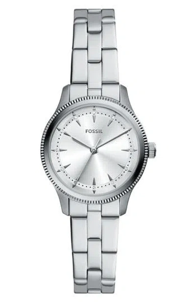 Fossil Brynn Three-hand Stainless Steel Bracelet Watch, 30mm In Brown