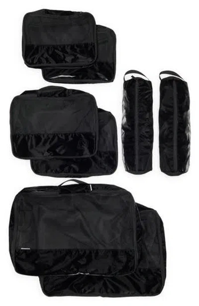 Mytagalongs Set Of 8 Packing Cubes In Black