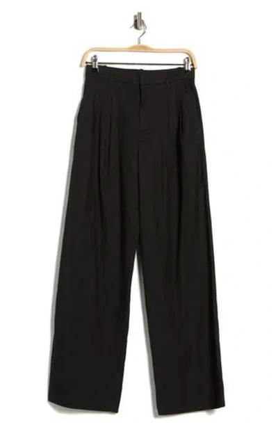 A.l.c . Charles Linen Blend Pants In Black
