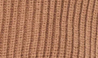 Parker Ribbed Zip Cardigan In Brown