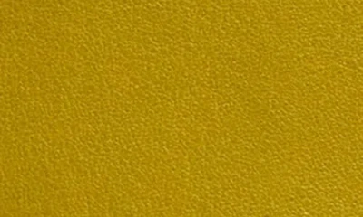 Madewell Mini The Leather Carabiner Pouch In Yellow