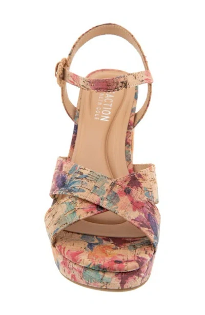 Reaction Kenneth Cole Reeva Platform Sandal In Multi