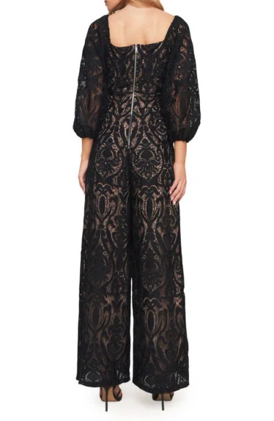 Flying Tomato Lace Jumpsuit In Black