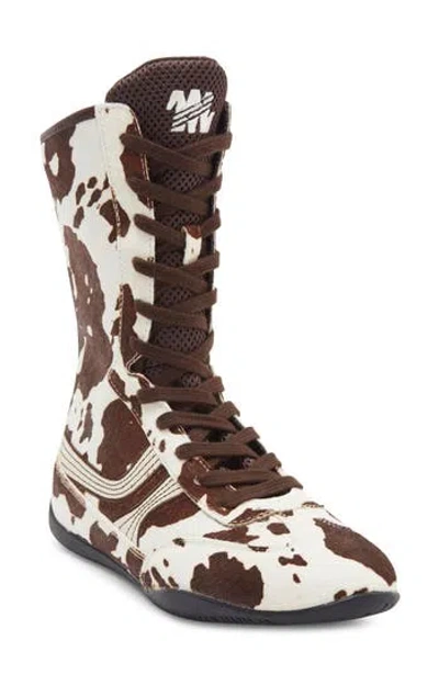 Steve Madden Paxtin Lace Up Boot In Brown