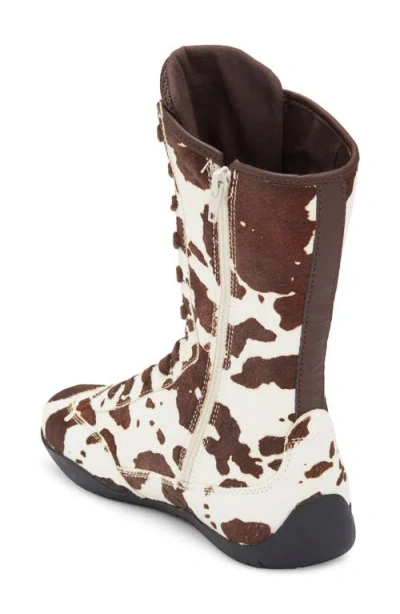 Steve Madden Paxtin Lace Up Boot In Brown