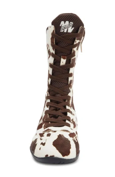 Steve Madden Paxtin Lace Up Boot In Brown