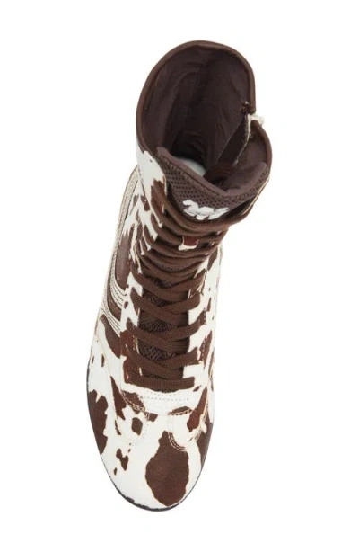 Steve Madden Paxtin Lace Up Boot In Brown