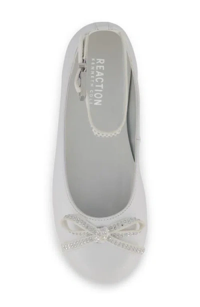 Kenneth Cole Kids' Daisy Ballet Flat In White