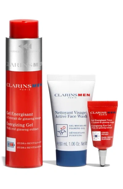 Clarins Men Enerigizing Essentials Set In Multi