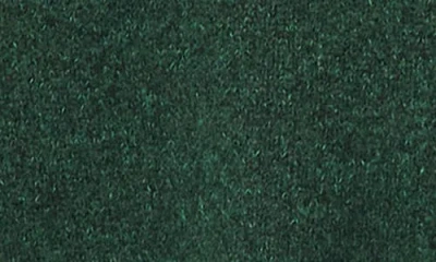 Cece Velvet Bow Closure Cardigan In Green