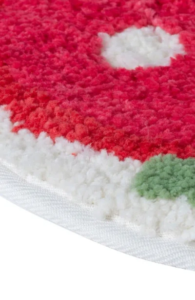Vcny Home Strawberry Bath Mat In Transparent