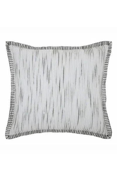 Tahari Polly Blanket Stitch Throw Pillow In Transparent
