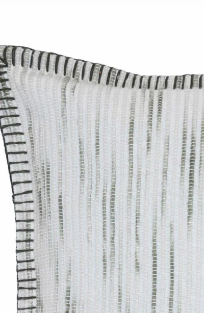 Tahari Polly Blanket Stitch Throw Pillow In Transparent