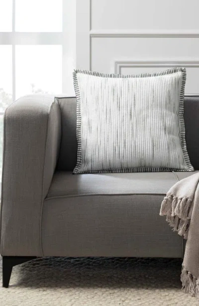 Tahari Polly Blanket Stitch Throw Pillow In Transparent