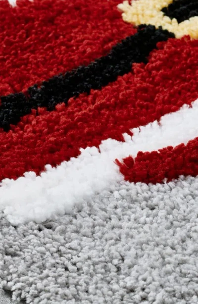 Vcny Home Santa Holiday 2-piece Set Bath Mat In Transparent