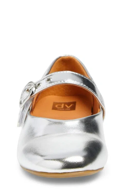 Dolce Vita Dv By  Bubby Mary Jane Flat In Silver