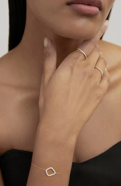 Monica Vinader Lab Created Diamond Pavé Eternity Ring In Gold