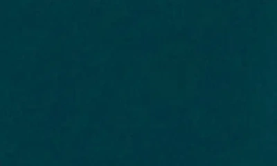 Connected Apparel Cape Sleeve Faux Wrap Gown In Green